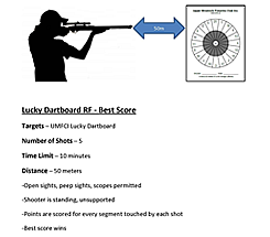 Lucky Dartboard Rifle RF   Best Score